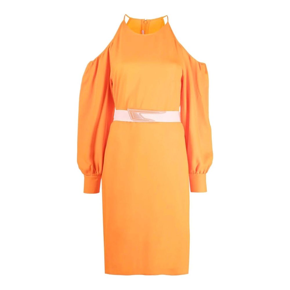 stella mccartney orange dress Women Orange Popeline Dress and Bloomers Set