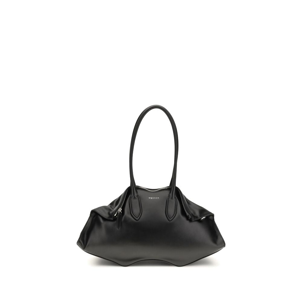 Alexander McQueen Black Leather Shoulder Bag On Sale  Ask Me Wear