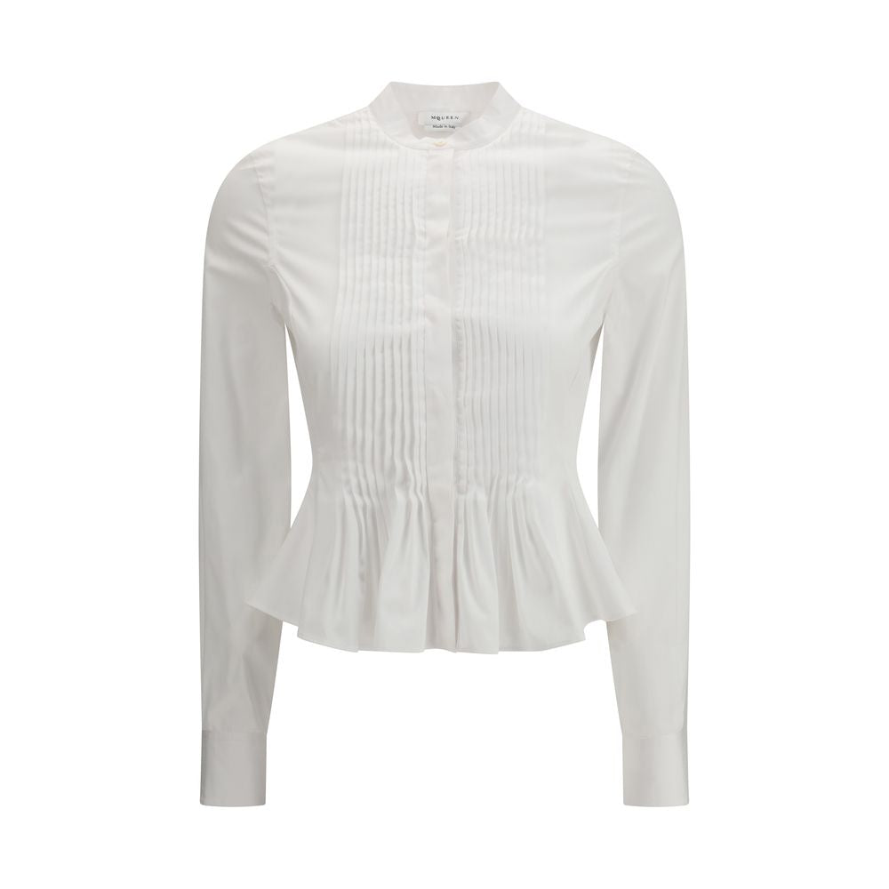 alexander mcqueen dress shirt Alexander McQueen White Cotton Dress Shirt On Sale – Ask Me Wear