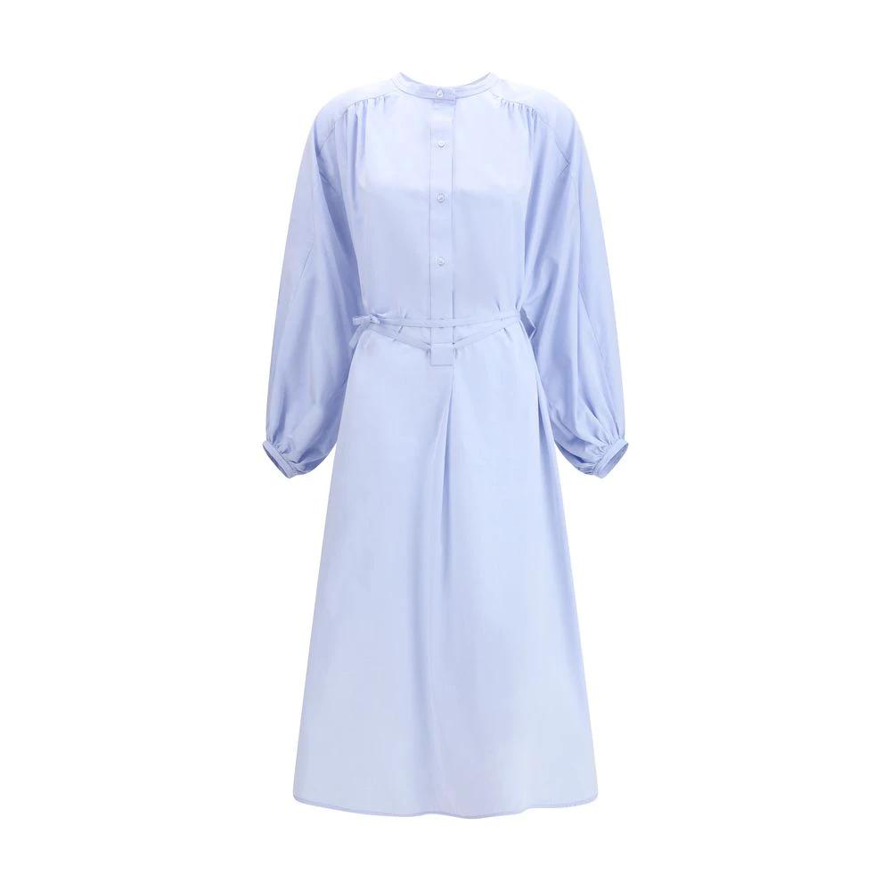 Loulou de Saison Blue Cotton Casual Dress - IT36