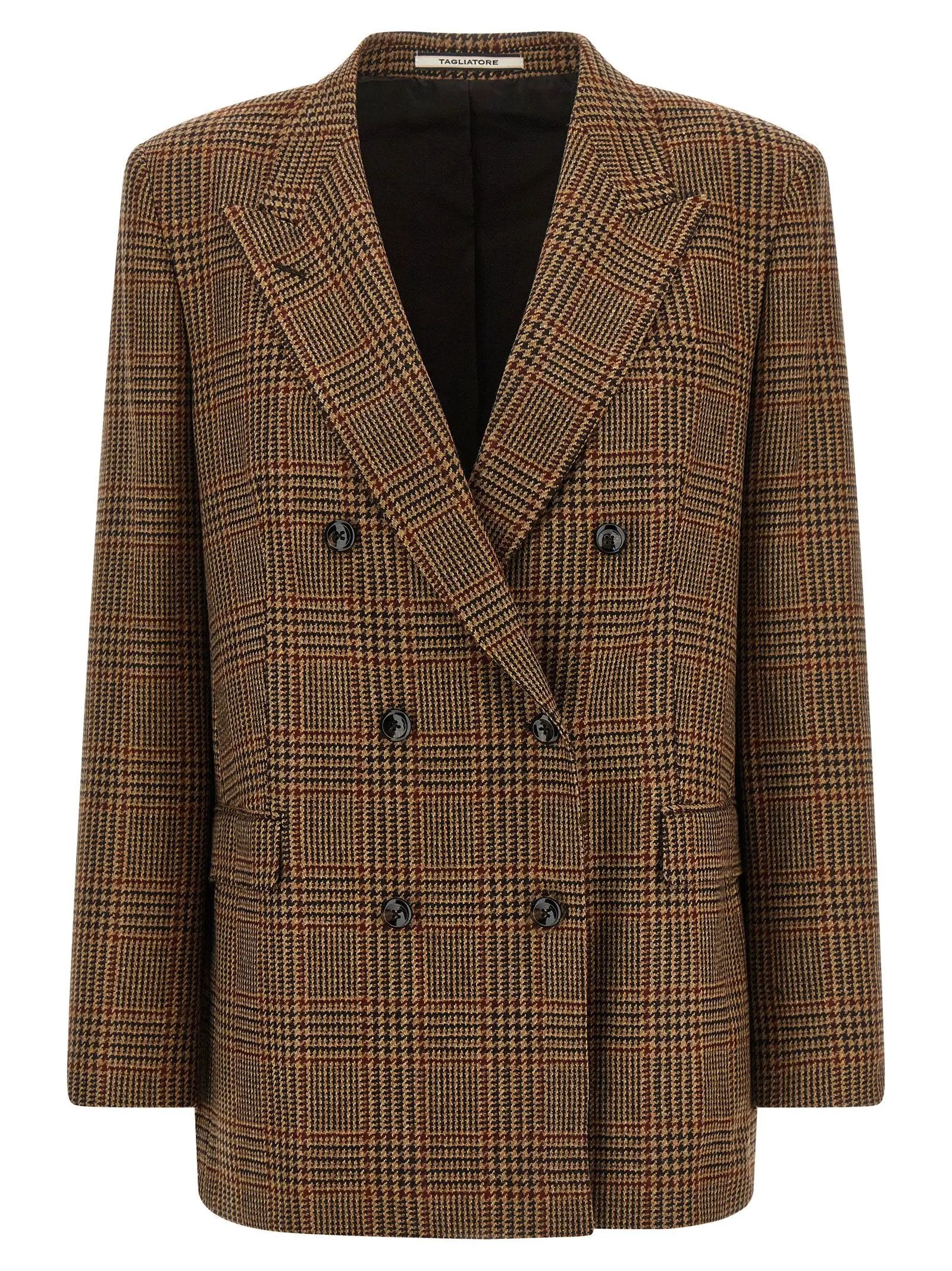 <極美品>TAGLIATORE ×ブリッラ ブラウン ウール ジャケット 50 Tagliatore Brown Virgin Wool Blazer – Ask Me Wear
