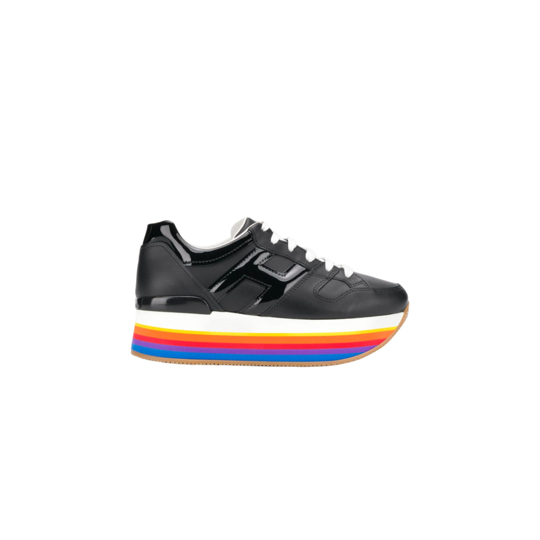 Hogan H421 Micro Rainbow Platform Sneakers