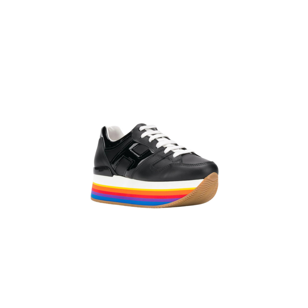 Hogan H421 Micro Rainbow Platform Sneakers