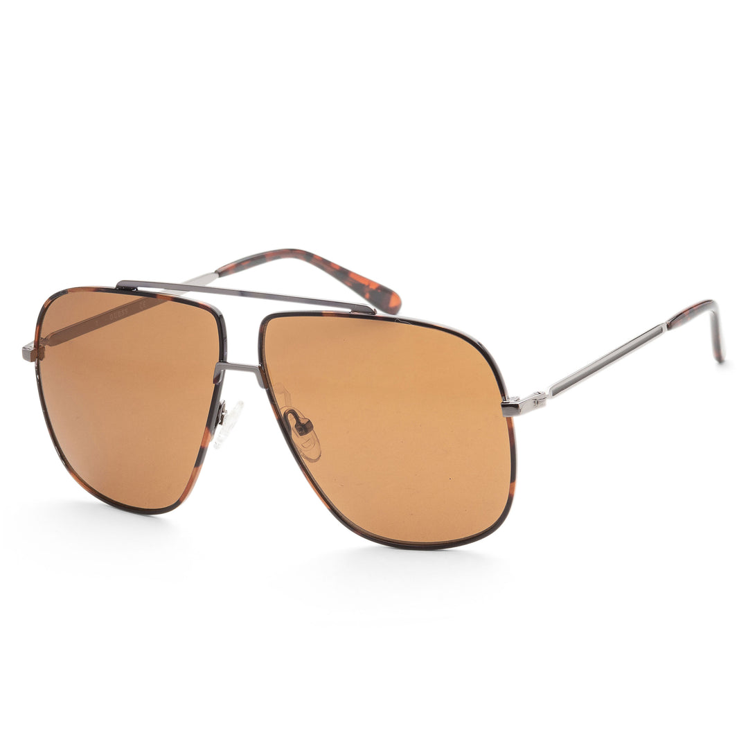 Guess Men's 61 mm Shiny Light Ruthenium Sunglasses GF0239-14E