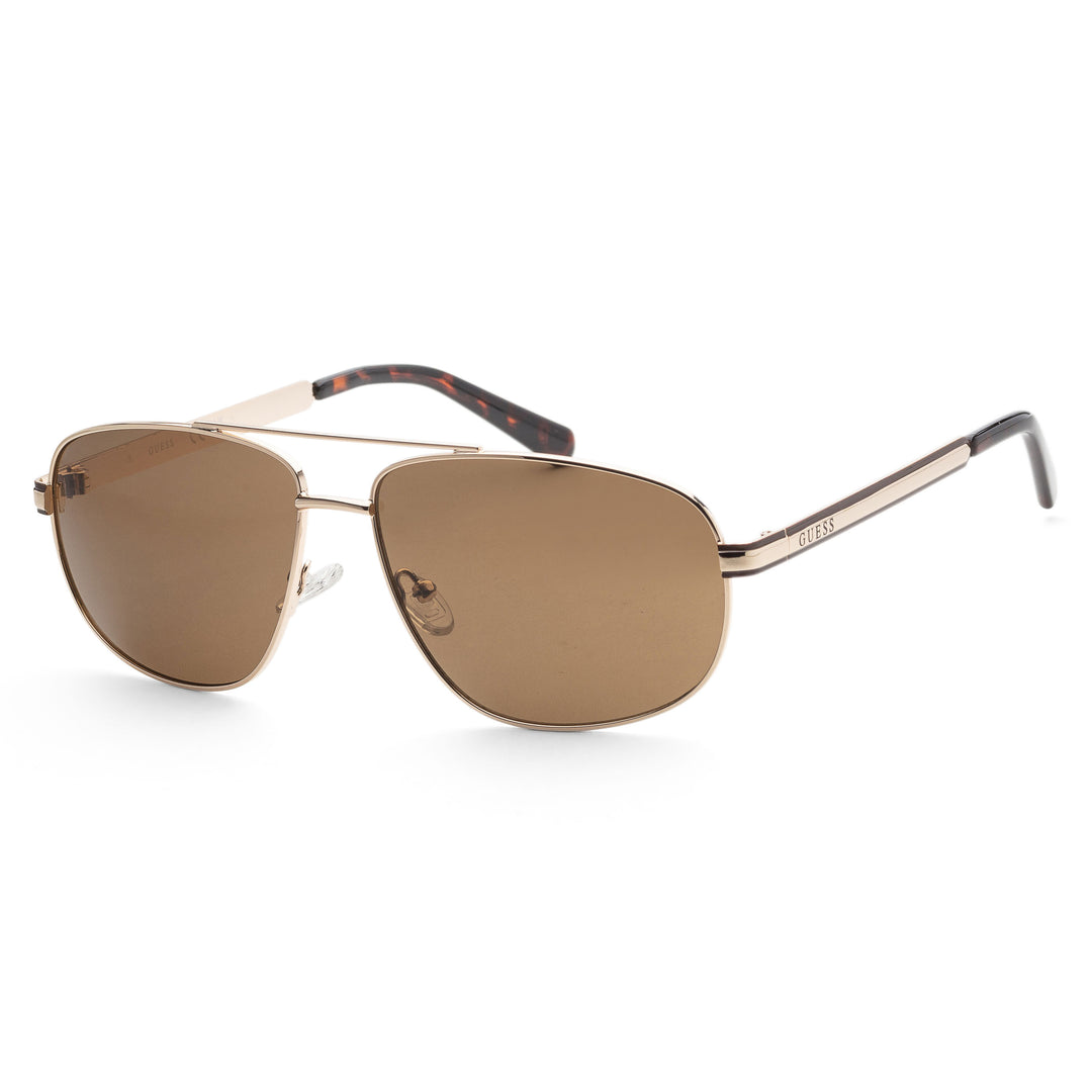 Guess Men's 60 mm Gold Sunglasses GF0244-32E