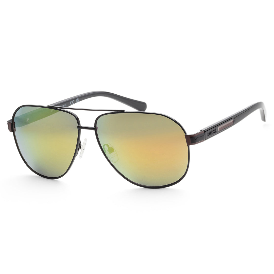 Guess Men's 61 mm Shiny Black Sunglasses GF0247-01A