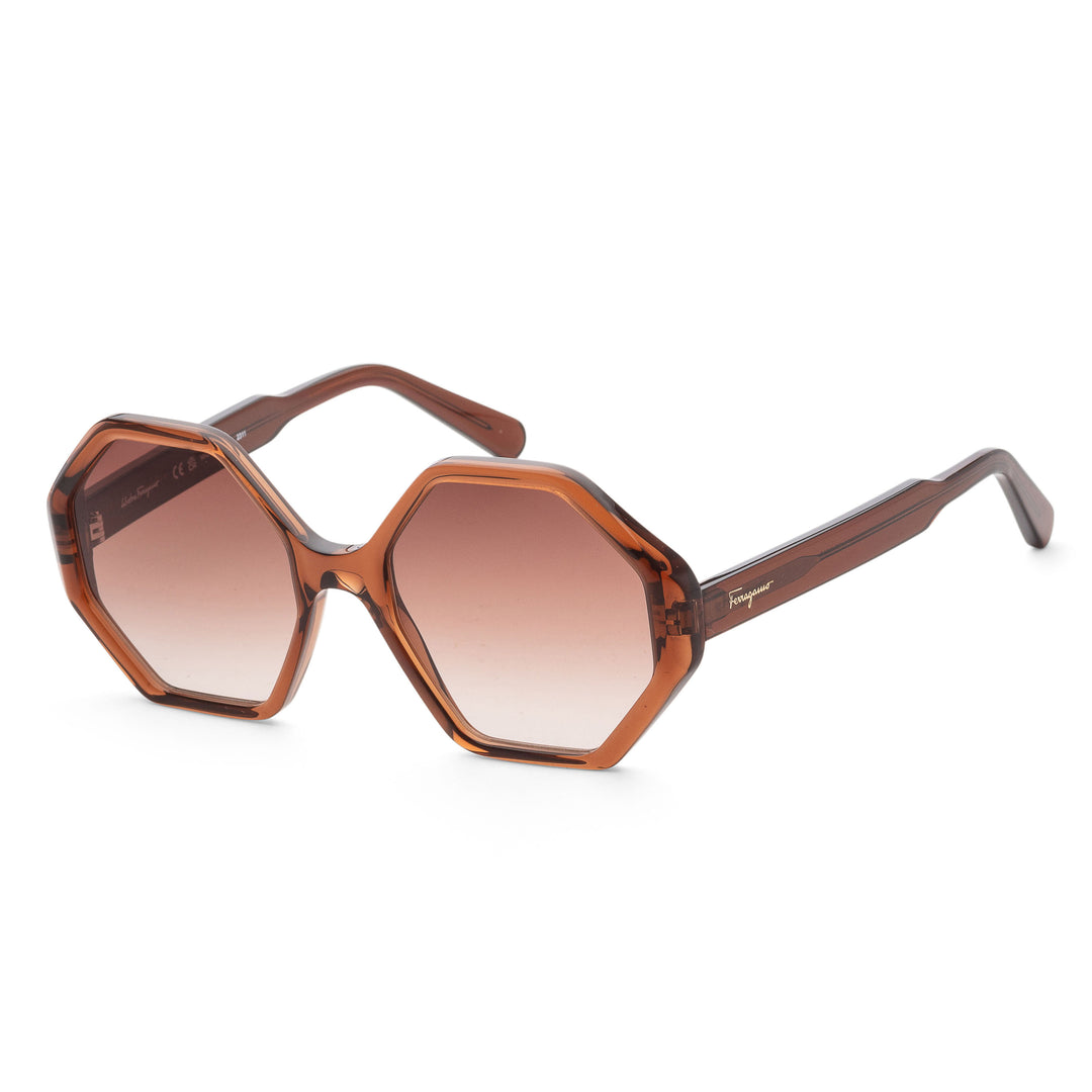 Ferragamo Women's 55mm Crystal Brown Sunglasses SF1070S-210