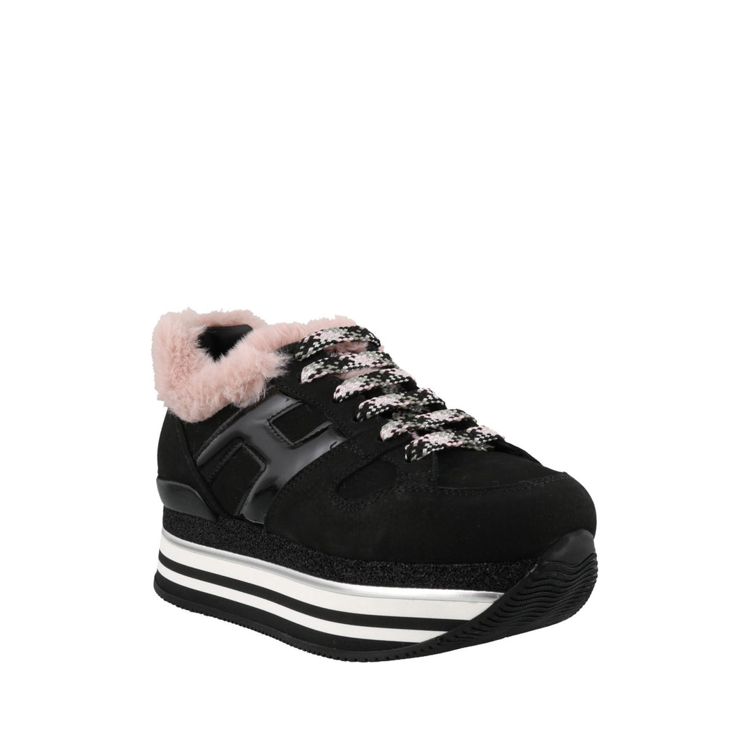 Hogan H472 Faux Fur Sneakers