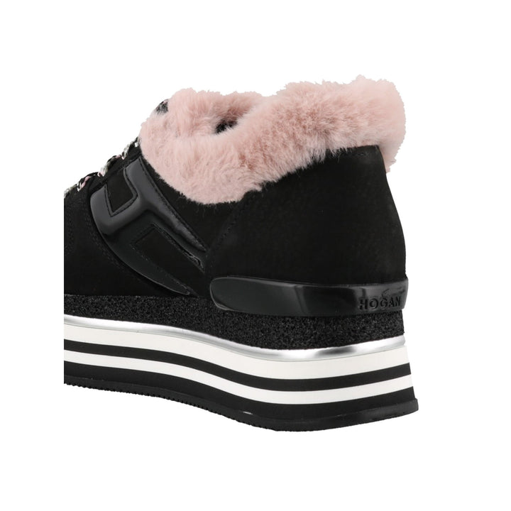 Hogan H472 Faux Fur Sneakers