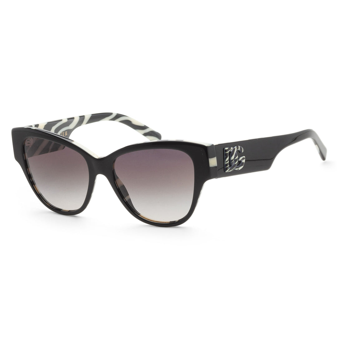 Dolce & Gabbana Women's 54mm Black On Zebra Sunglasses DG4449-3372-P-54