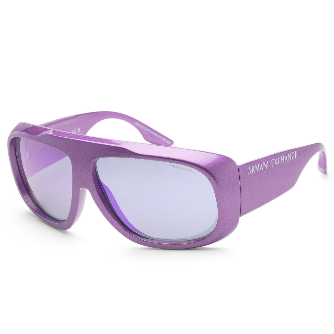 Armani Exchange Men's 67mm Metalized Purple Sunglasses AX4143SU-83534V-67