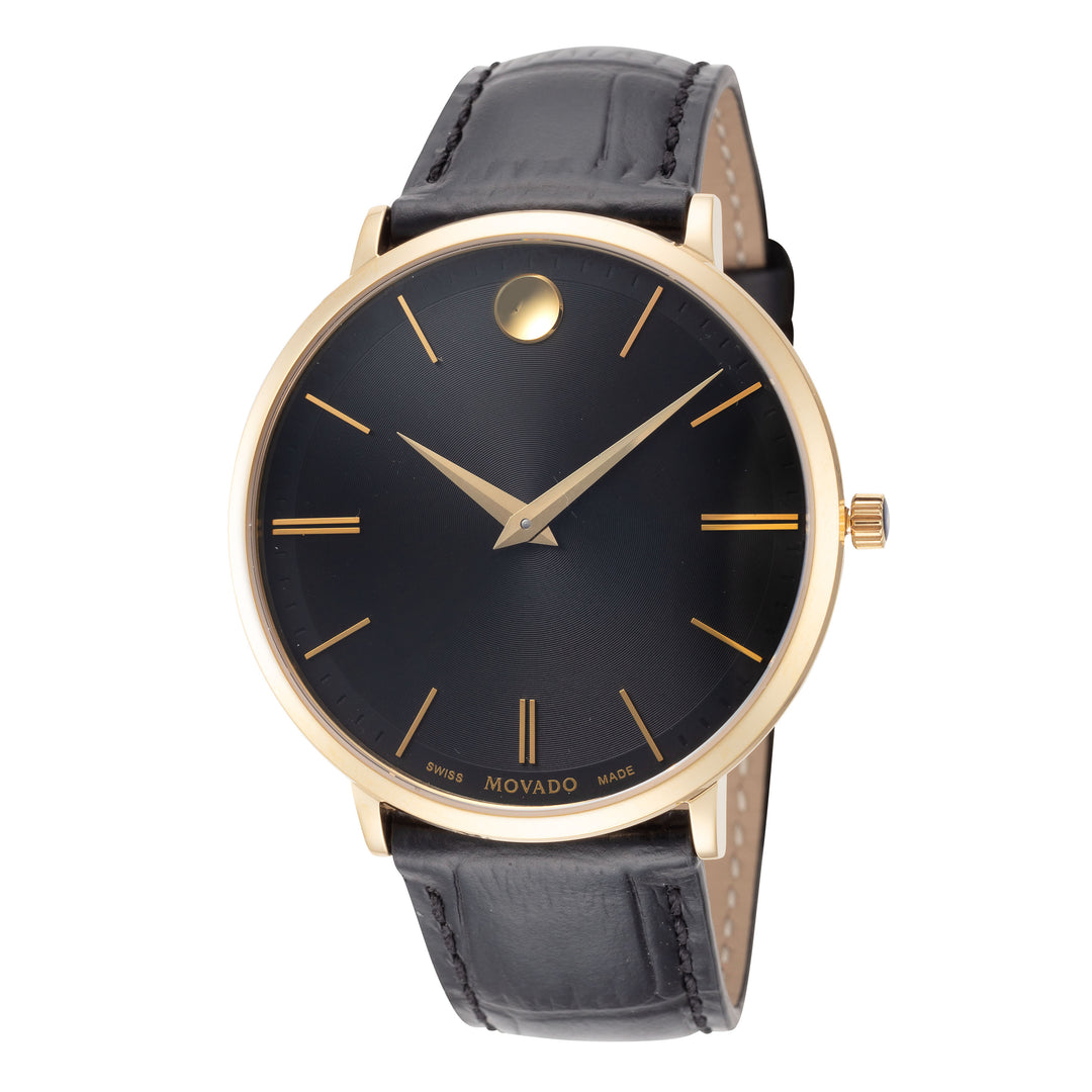 Movado Men's 40mm Ultra Slim Quartz Watch 0607173