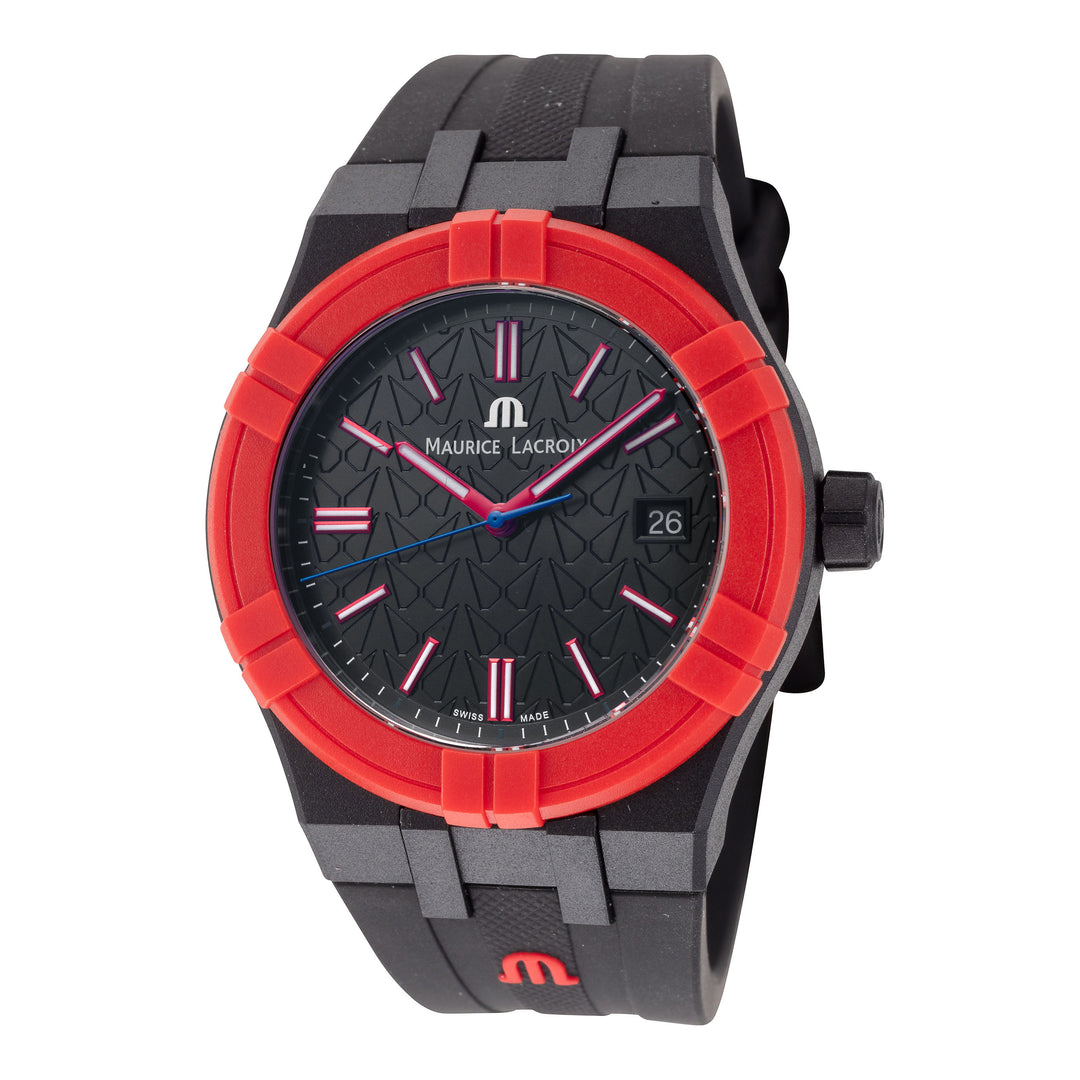 Maurice Lacroix Men's Aikon #Tide 40mm Quartz Watch AI2008-04000-400-J