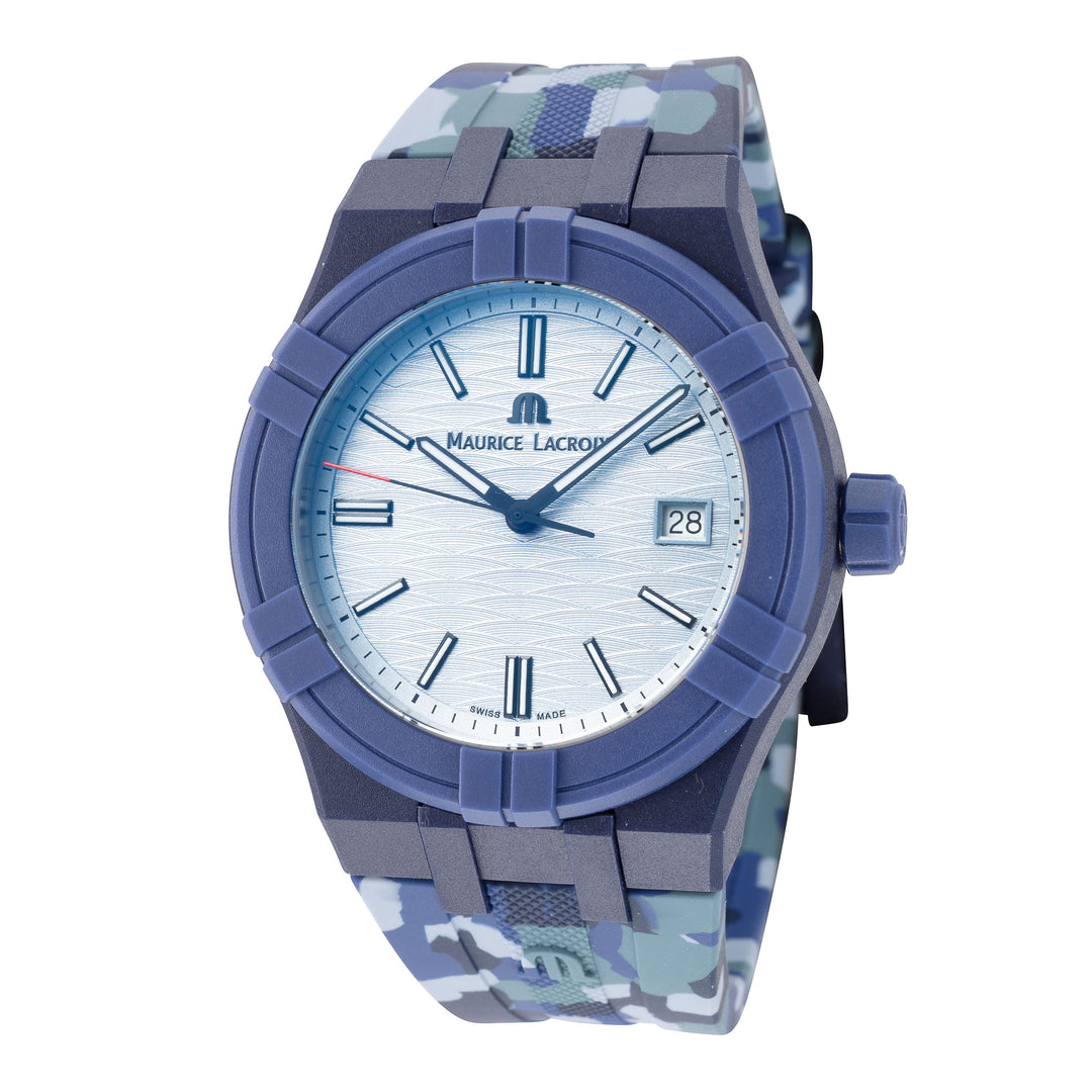 Maurice Lacroix Men's Aikon #Tide 40mm Quartz Watch AI2008-B88AZ-000-0