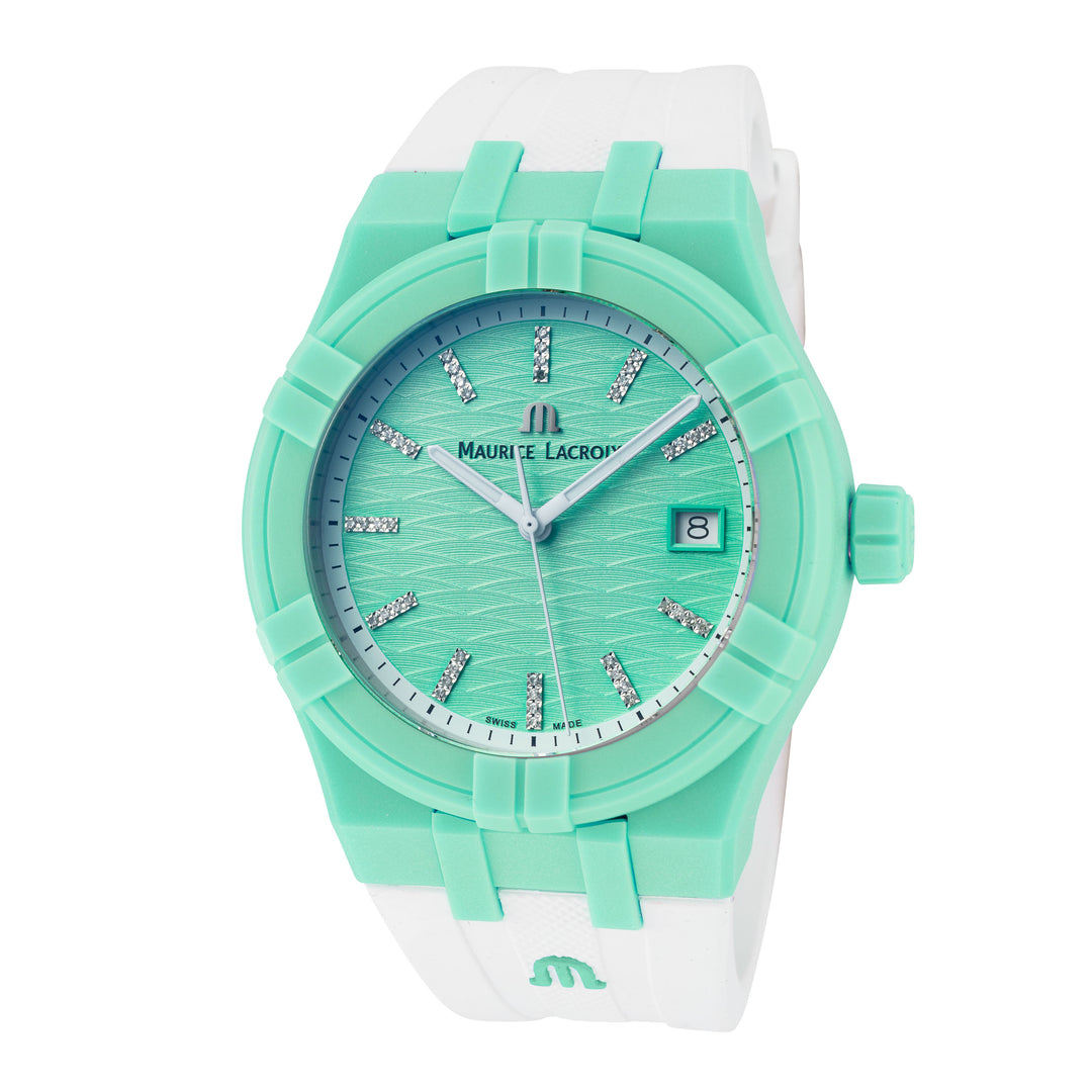 Maurice Lacroix Unisex Aikon #Tide 40mm Quartz Watch AI2008-CCCC1-3A0-0