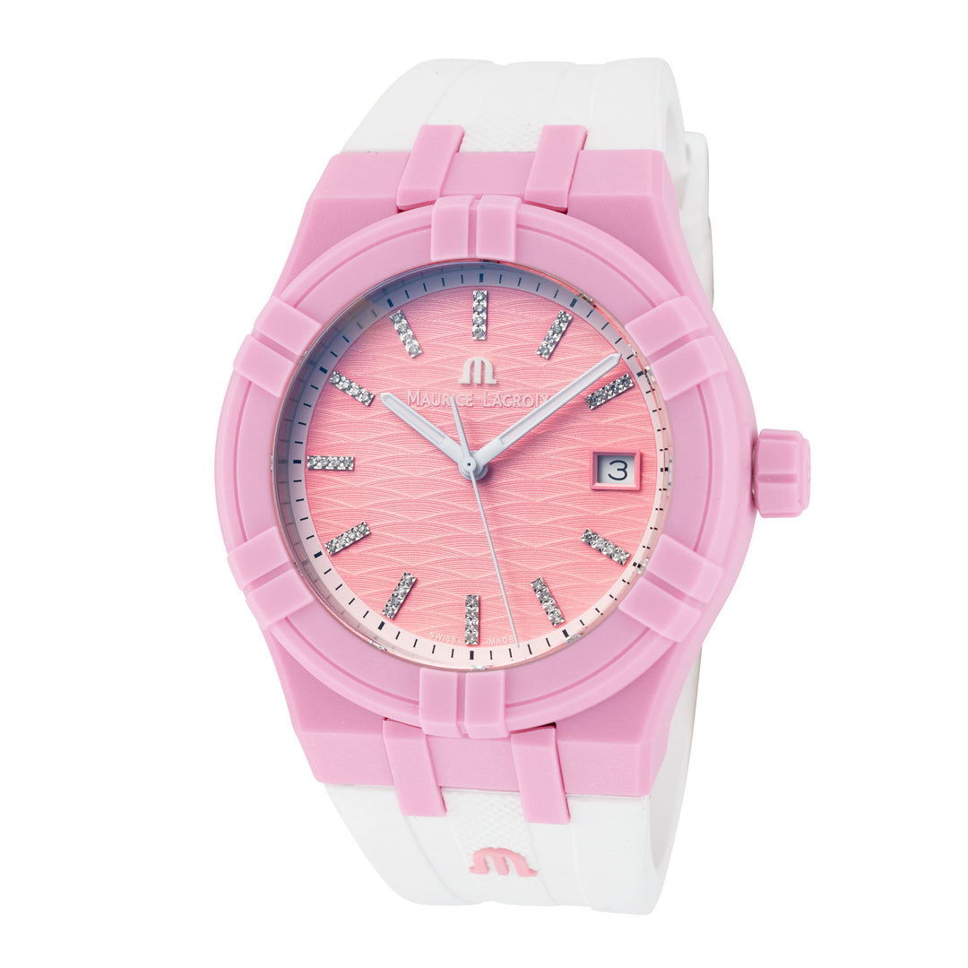 Maurice Lacroix Unisex Aikon #Tide 40mm Quartz Watch AI2008-EEEE1-3A0-0