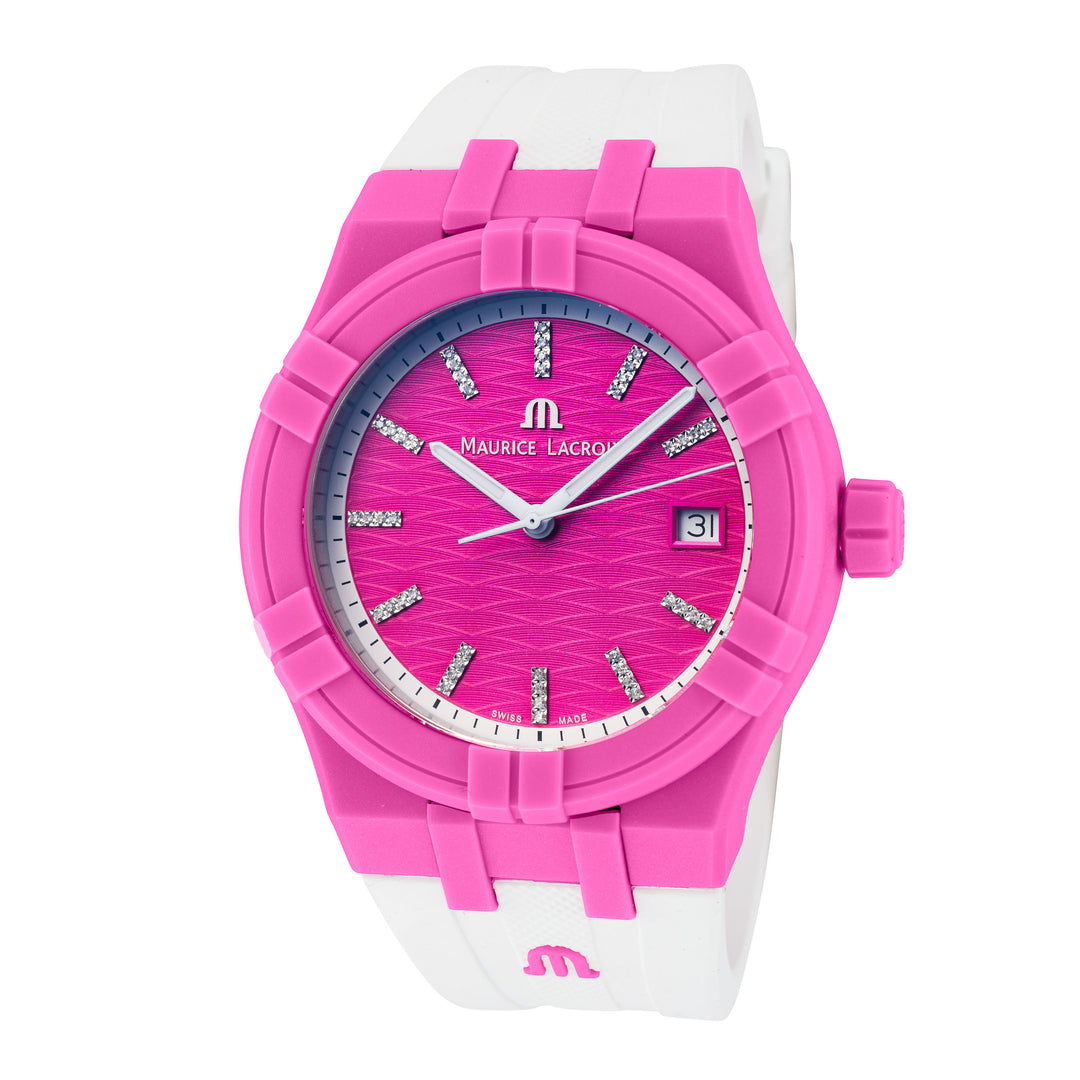 Maurice Lacroix Unisex Aikon #Tide 40mm Quartz Watch AI2008-FFFF1-3A0-0