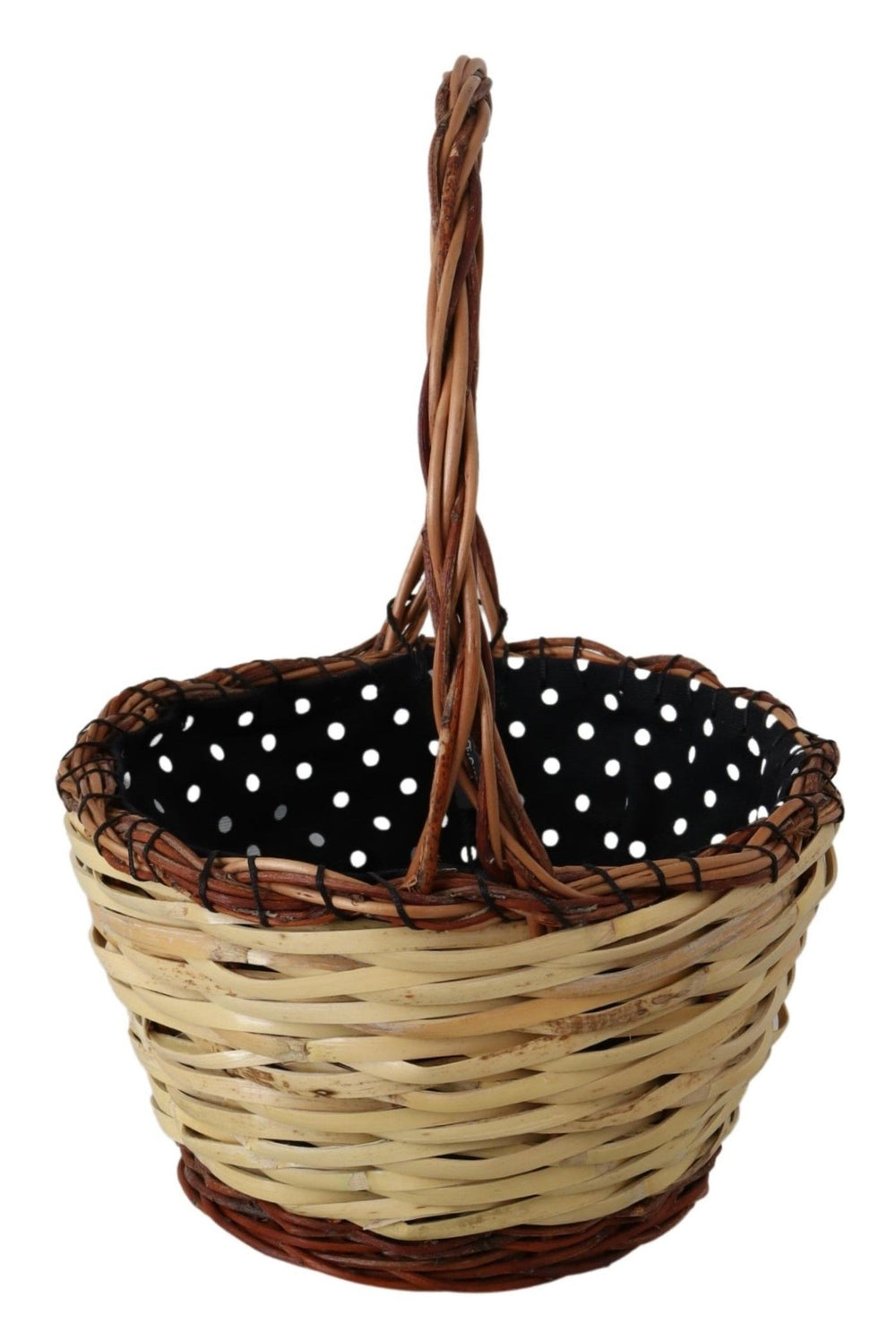 Dolce & Gabbana - Dolce & Gabbana Chic Beige Wicker Basket Tote Bag - VAS12274 - Ask Me Wear