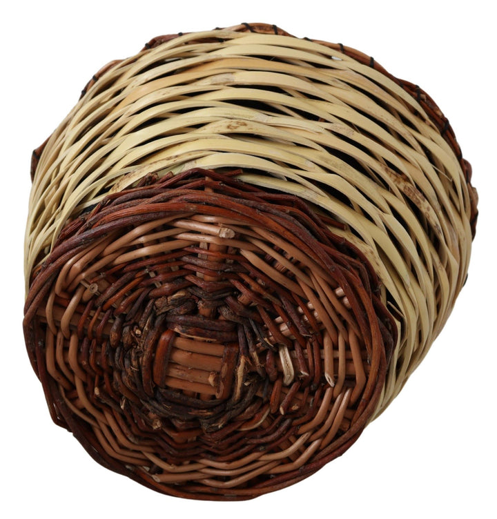 Dolce & Gabbana - Dolce & Gabbana Chic Beige Wicker Basket Tote Bag - VAS12274 - Ask Me Wear