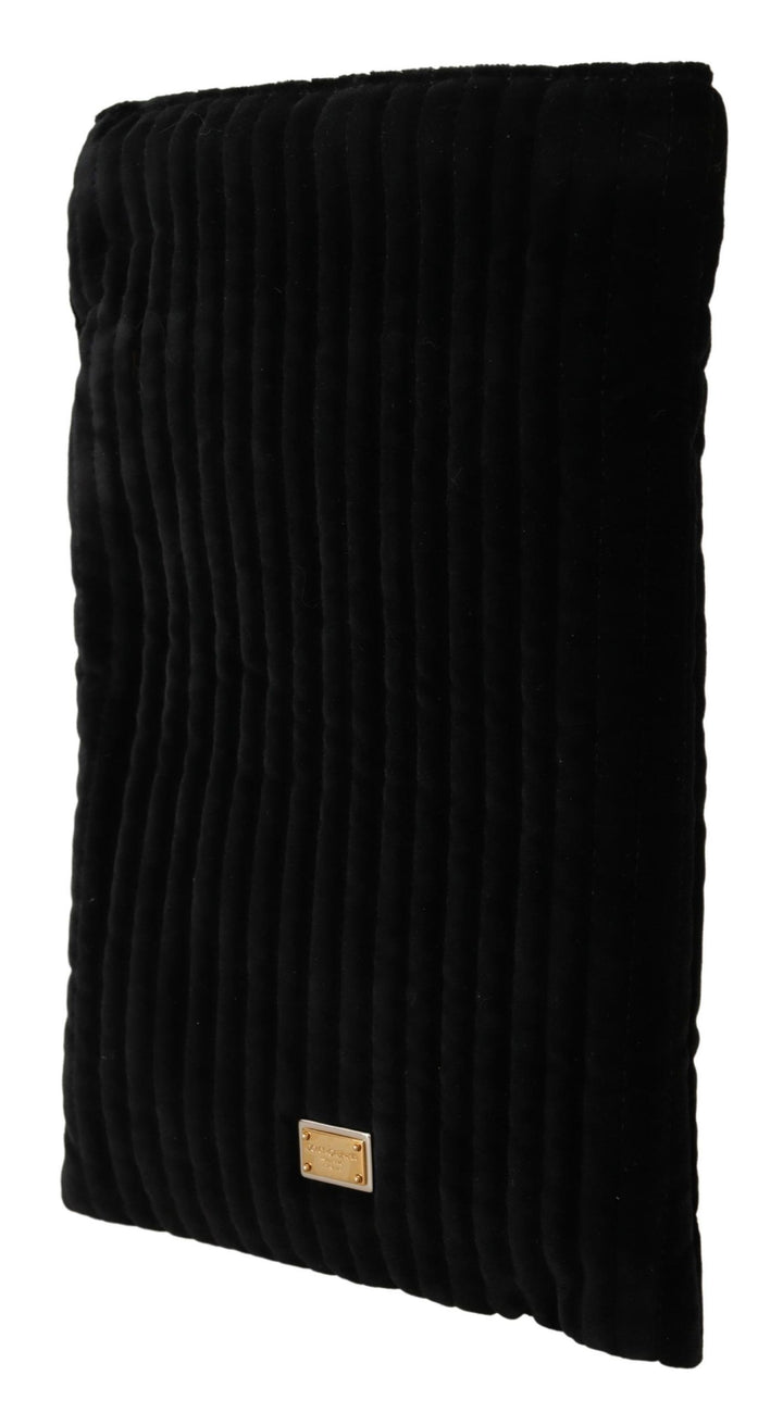Dolce & Gabbana - Dolce & Gabbana Elegant Velvet Quilted Glasses Holder Bag - VAS12537 - Ask Me Wear