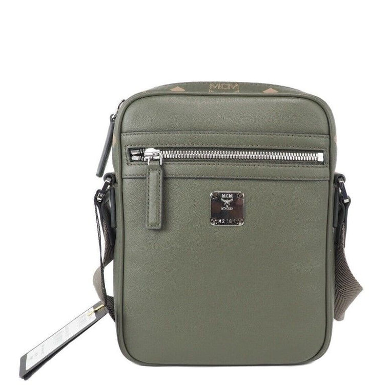 MCM - MCM Klassik Mini Sea Turtle Visetos Mixed Leather Multifunction Crossbody Bag Green - 103176 - Ask Me Wear