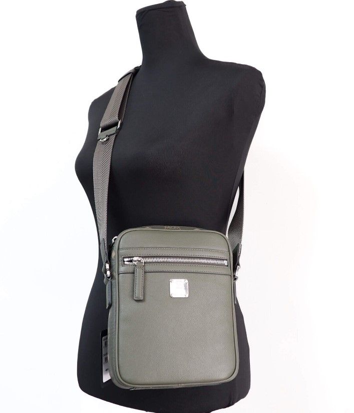 MCM - MCM Klassik Mini Sea Turtle Visetos Mixed Leather Multifunction Crossbody Bag Green - 103176 - Ask Me Wear