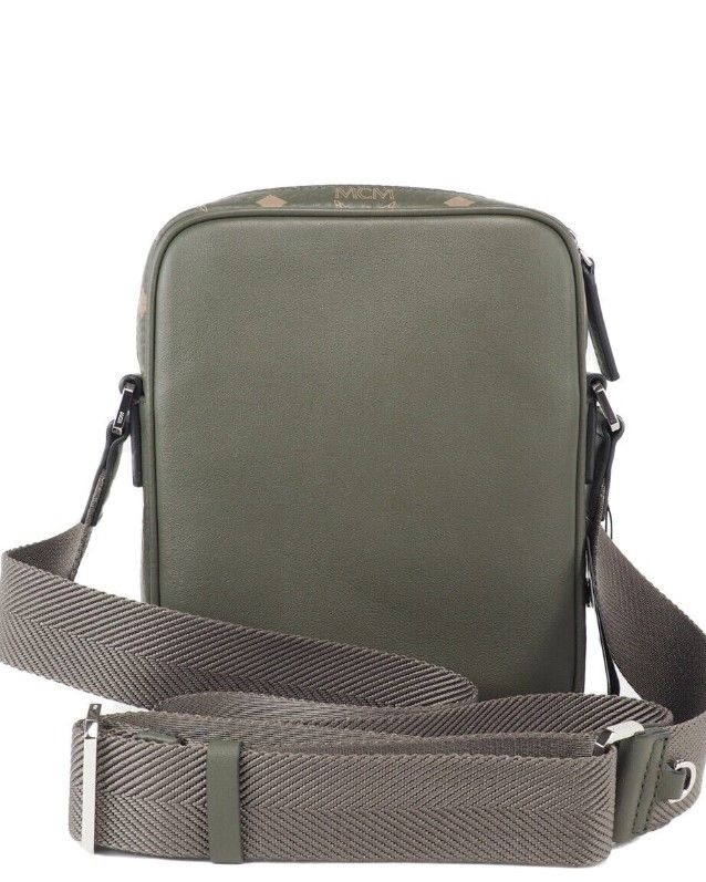 MCM - MCM Klassik Mini Sea Turtle Visetos Mixed Leather Multifunction Crossbody Bag Green - 103176 - Ask Me Wear
