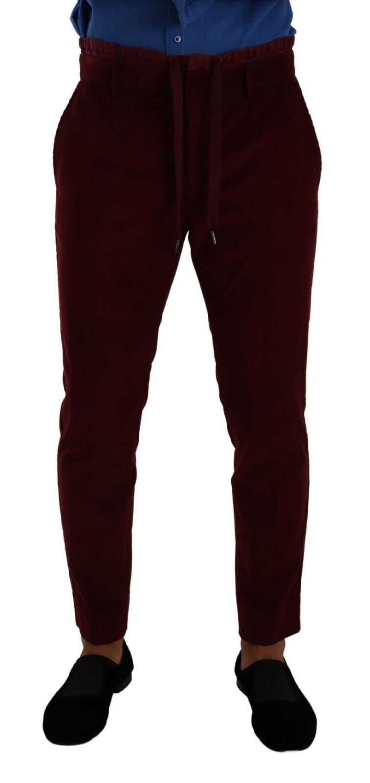 Dolce & Gabbana Bordeaux Velvet Mens Formal Dress Pants | Designer Fashion  Outlet, Authentic Dress Pants On Sale  Ask Me Wear