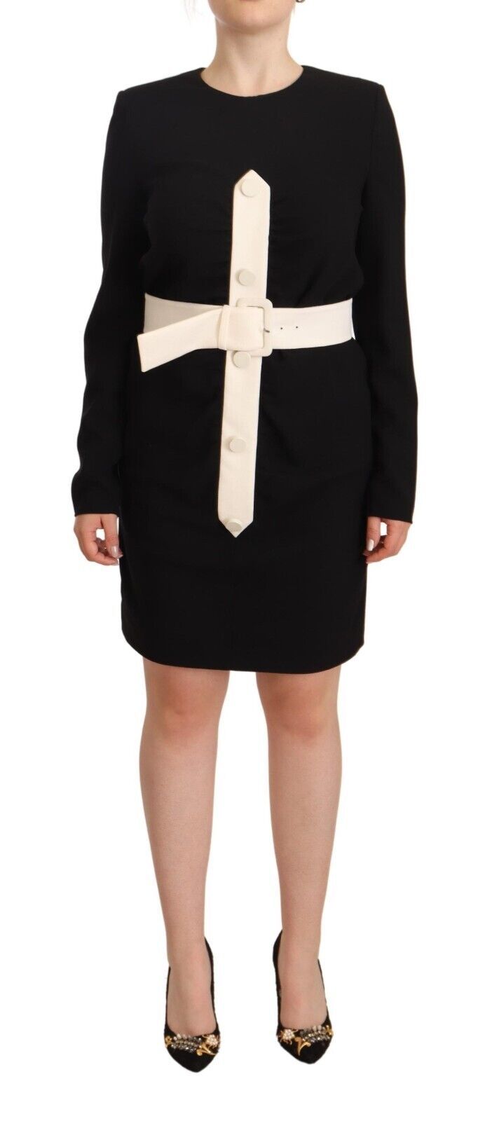 Givenchy Belted Wool Dress