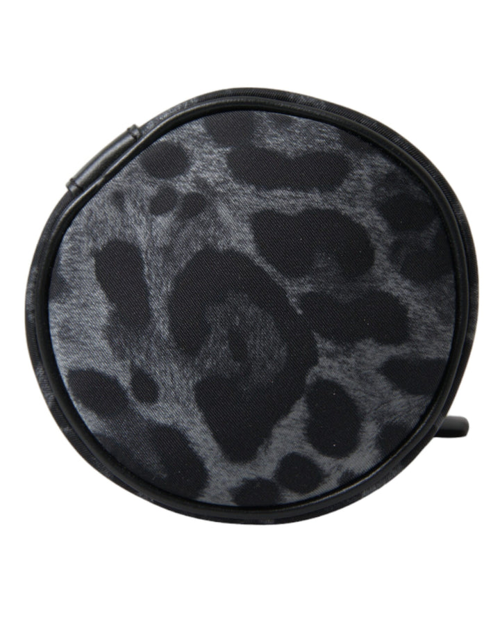 Dolce & Gabbana - Dolce & Gabbana Chic Leopard Print Round Bottle Cage - BAG1352 - Ask Me Wear
