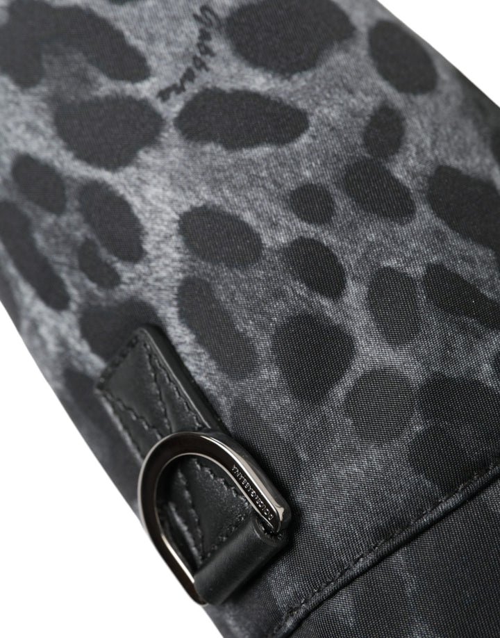 Dolce & Gabbana - Dolce & Gabbana Chic Leopard Print Round Bottle Cage - BAG1352 - Ask Me Wear