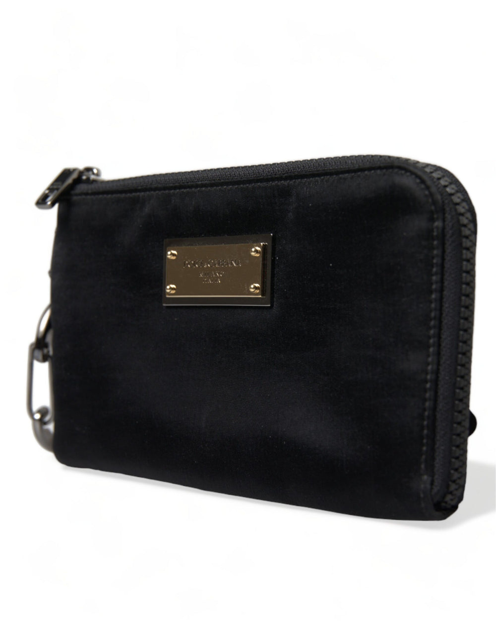 Dolce & Gabbana - Dolce & Gabbana Chic Nylon - Leather Designer Pouch - BAG1315 - Ask Me Wear