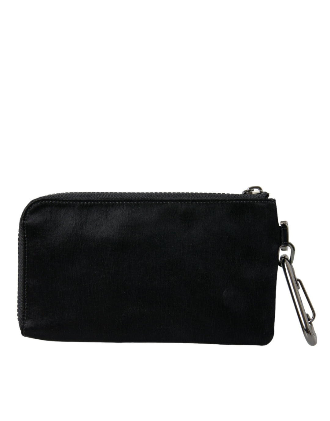 Dolce & Gabbana - Dolce & Gabbana Sleek Designer Nylon - Leather Pouch in Black - BAG1122 - Ask Me Wear