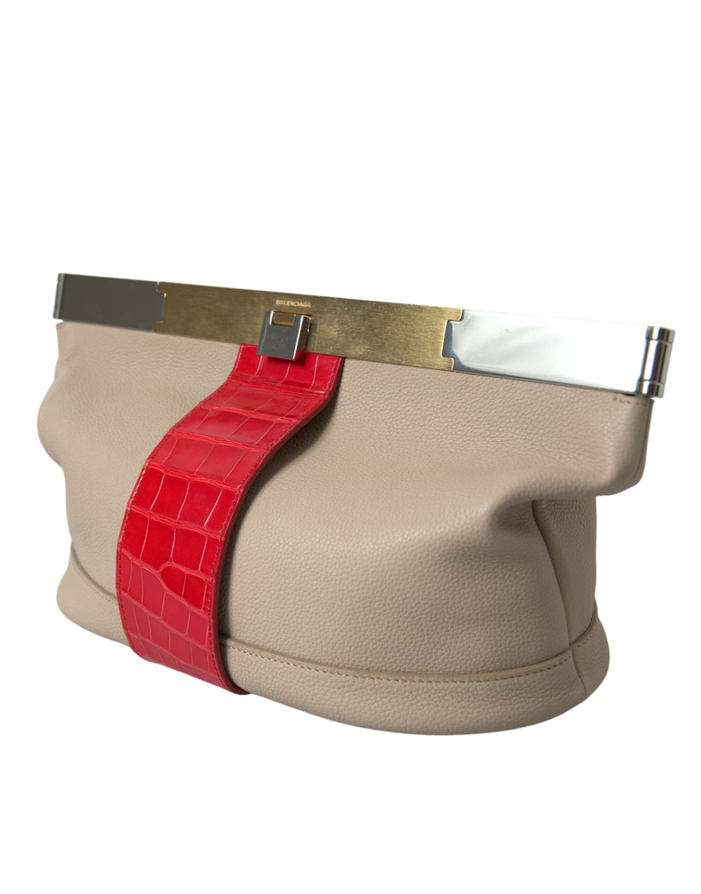 Balenciaga - Balenciaga Two Tone Exotic Leather Clutch - BAG1173 - Ask Me Wear