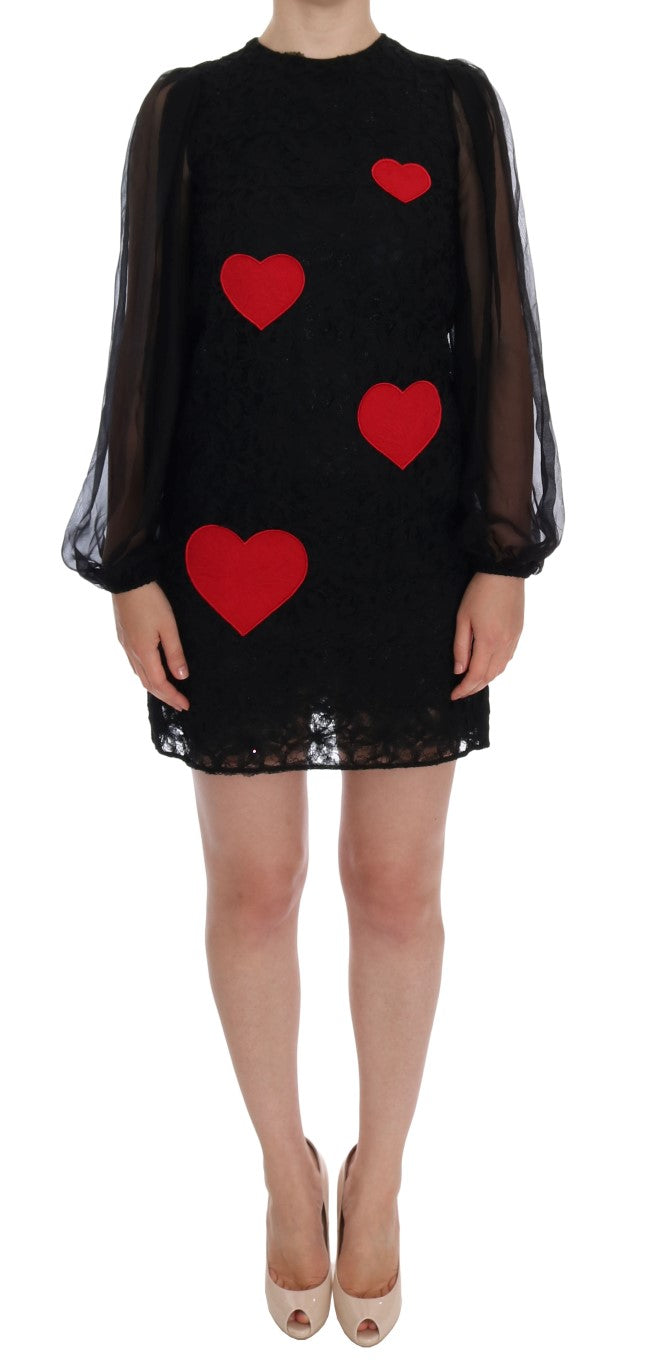 dolce and gabbana red and black lace dress Dolce and Gabbana black and red lace dress
