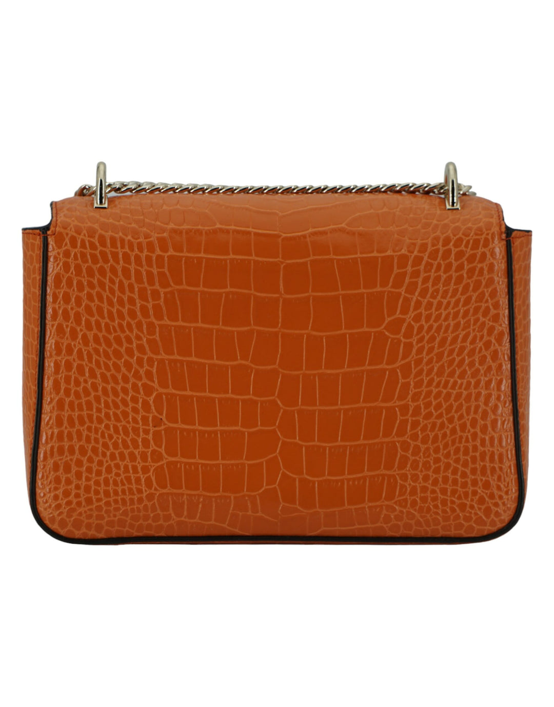 Jimmy Choo - Jimmy Choo Amber Orange Leather Shoulder Bag - 196176862228 - Ask Me Wear