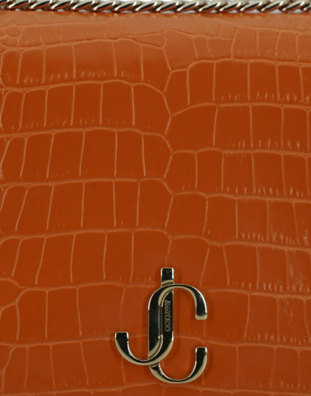Jimmy Choo - Jimmy Choo Amber Orange Leather Shoulder Bag - 196176862228 - Ask Me Wear