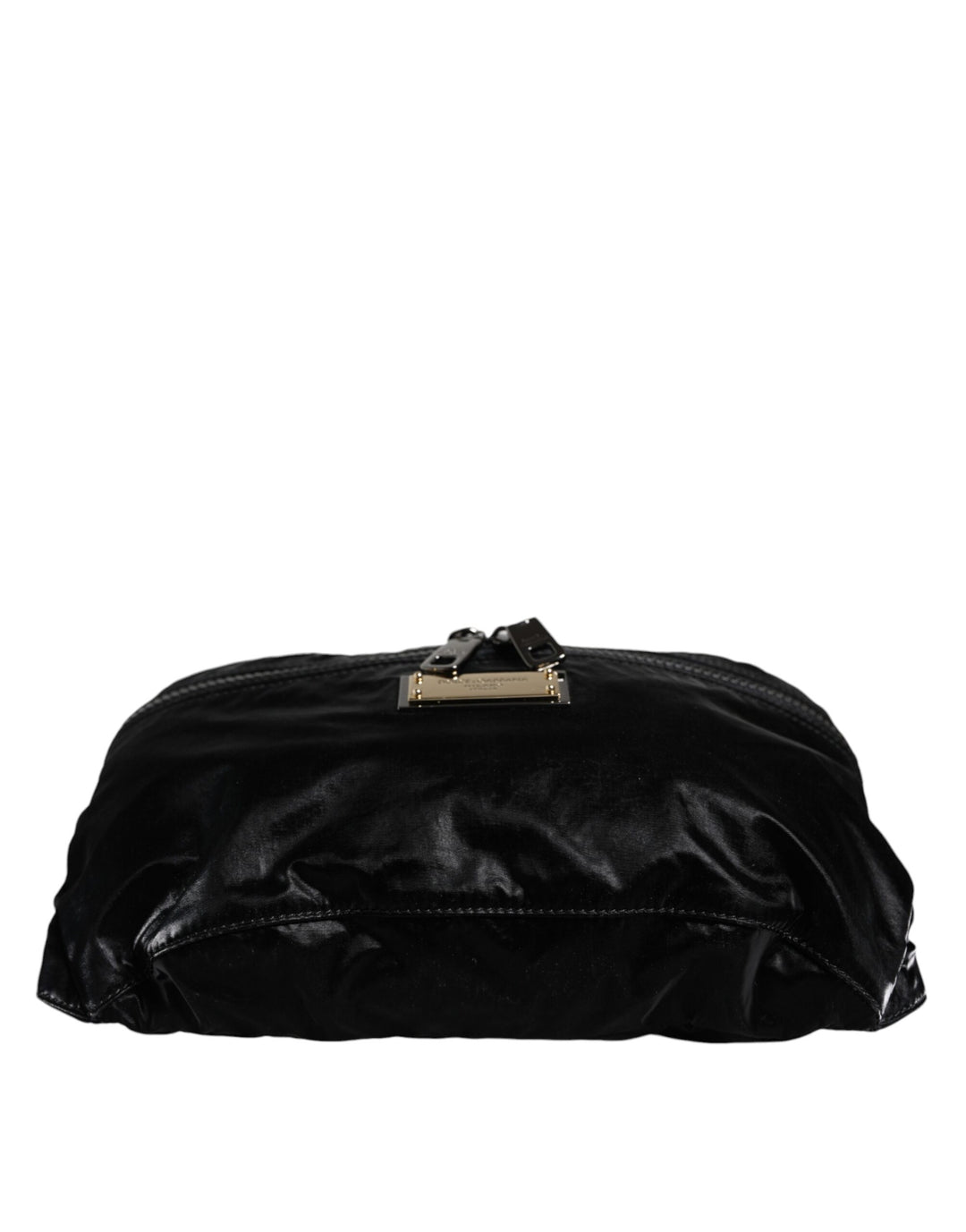Dolce & Gabbana - Dolce & Gabbana Black Nylon Fabric Belt Waist Fanny Pack Bag - BAG4106 - Ask Me Wear