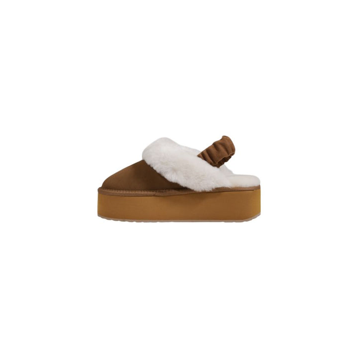 EMU Australia Beige Suede Leather Platform Pumps
