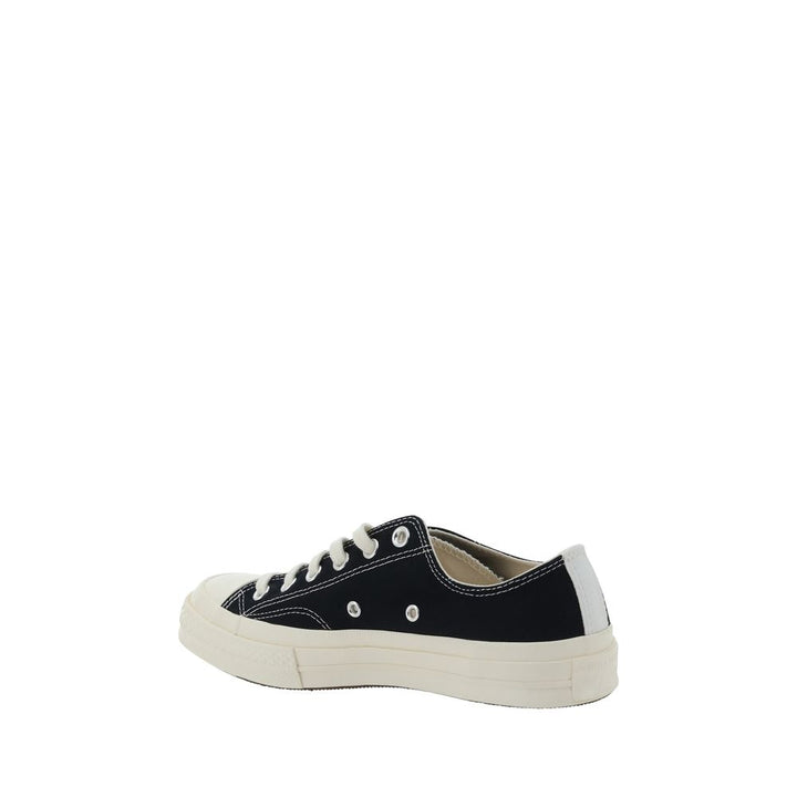 Comme Des Garçons Play x Converse Black Rubber Low Top Sneakers