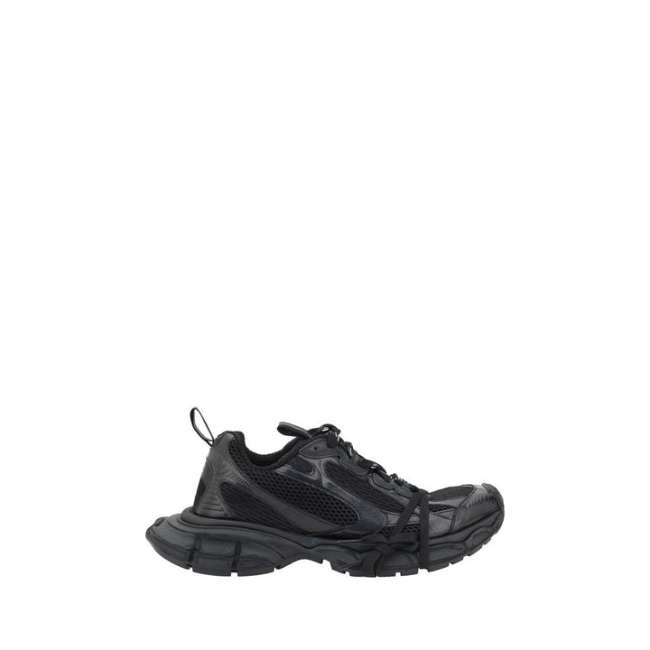 Balenciaga Black Rubber Athletic Sneakers