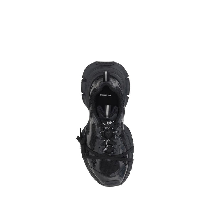 Balenciaga Black Rubber Athletic Sneakers