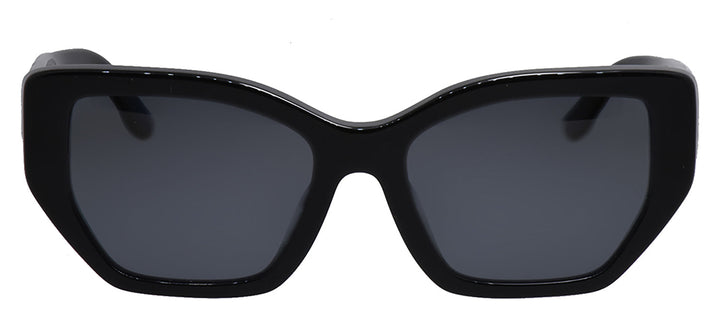 Tory Burch TY 7187U 170981 Irregular Plastic Black Sunglasses with Grey Polarized Lens