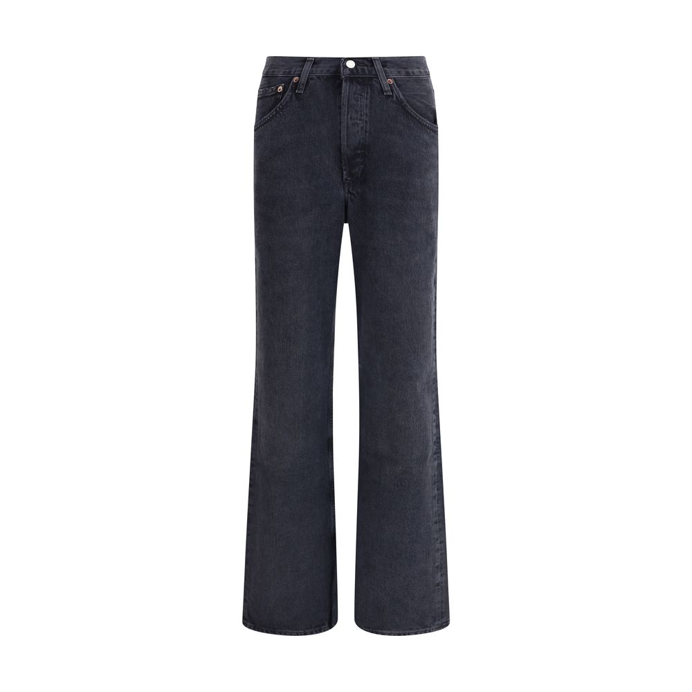 【関税込み】AGOLDE ブラック Kelly ジーンズ AGOLDE Kelly Jeans | Black | FARFETCH GE