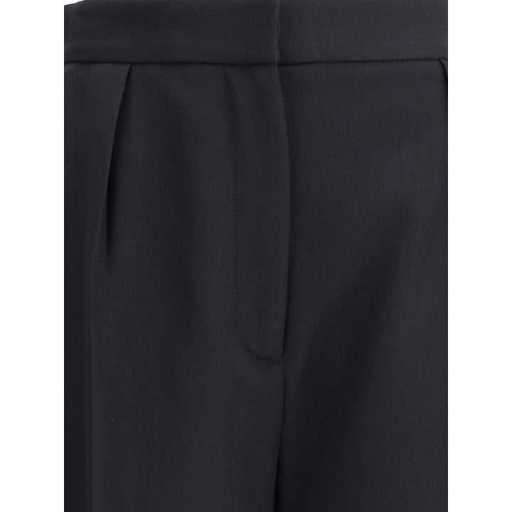 Balmain Black Wool Dress Pants