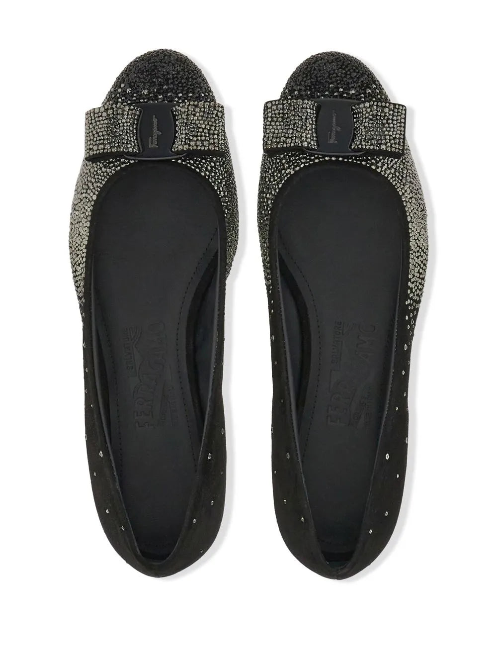 Ferragamo Vara Bow Ballerina Shoes