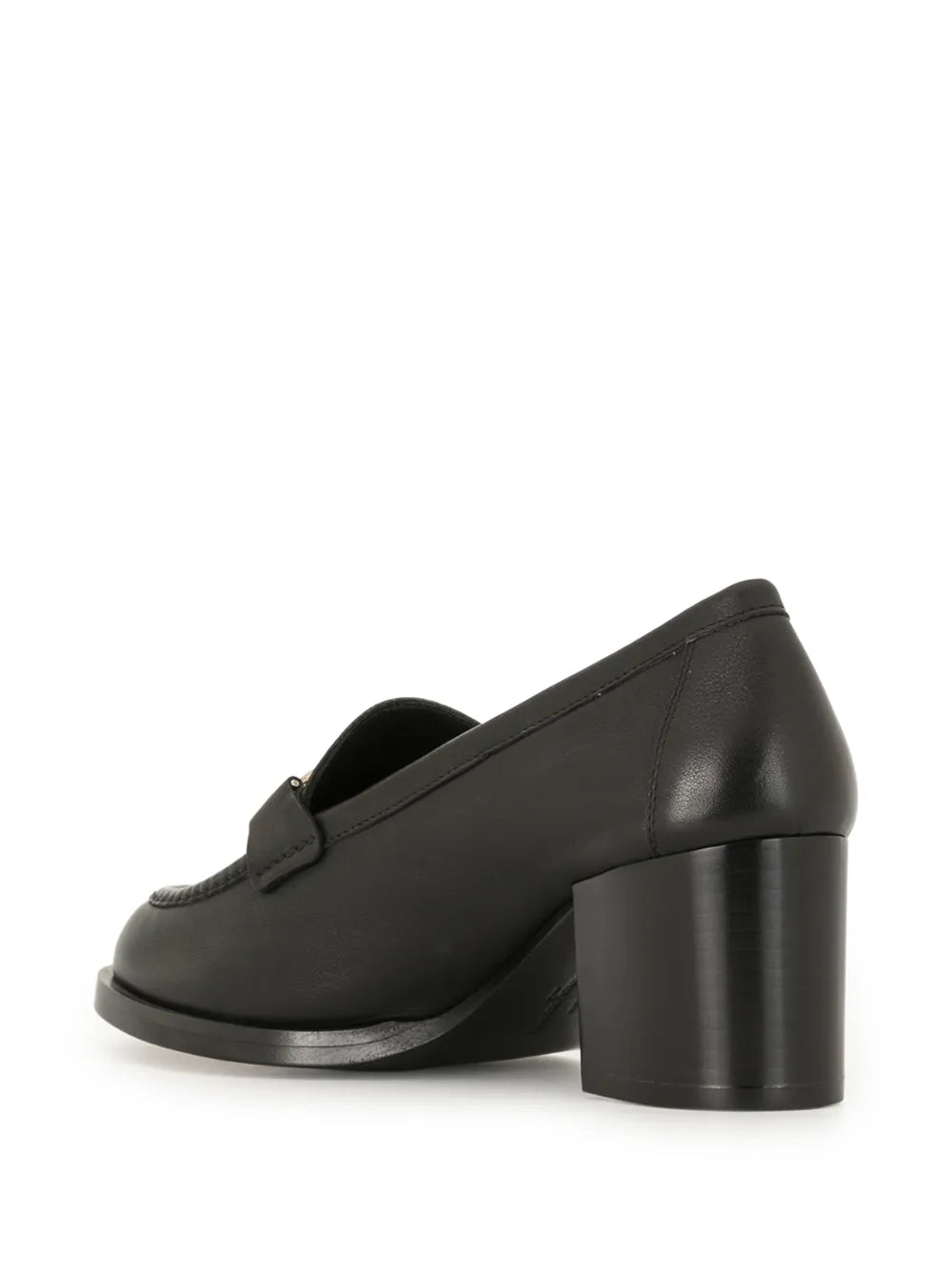 Ferragamo Gancini Buckle Chunky Heel Loafers
