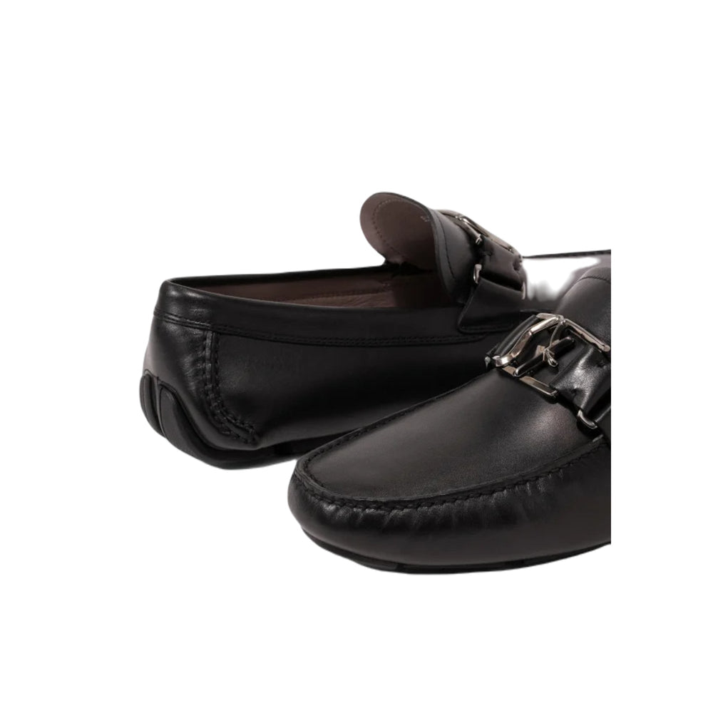 Salvatore FerragamoShoes - Ferragamo Peter Men's Driving Loafers Black - PETER 0741584 - Ask Me Wear