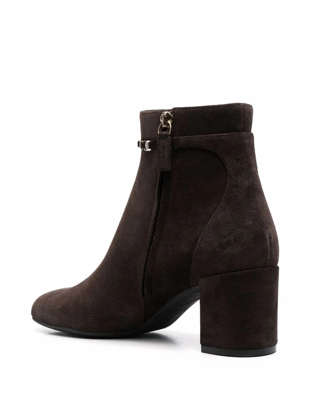 Ferragamo Ghila Suede Ankle Boots