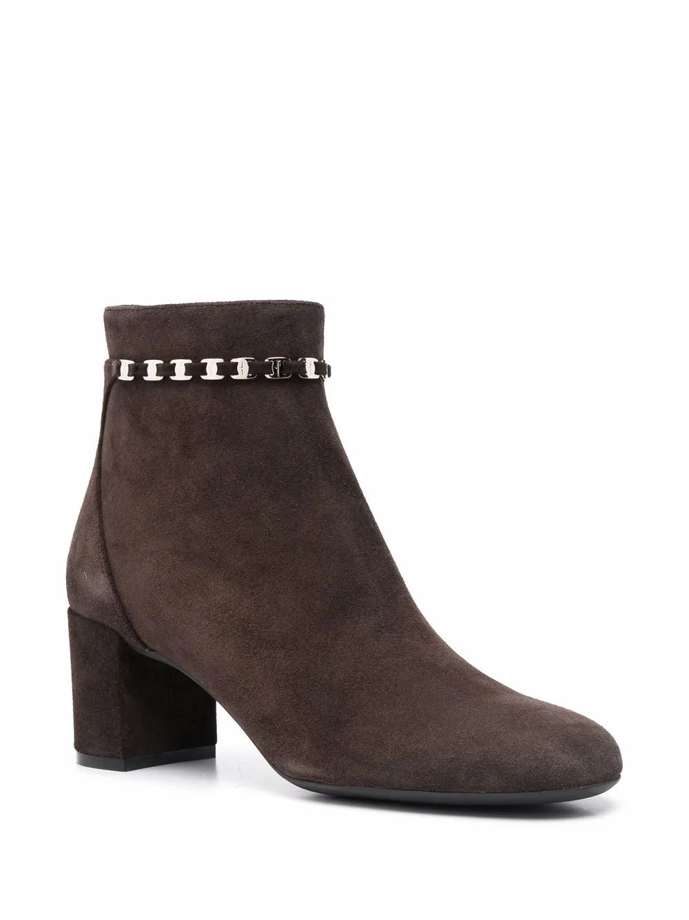 Ferragamo Ghila Suede Ankle Boots